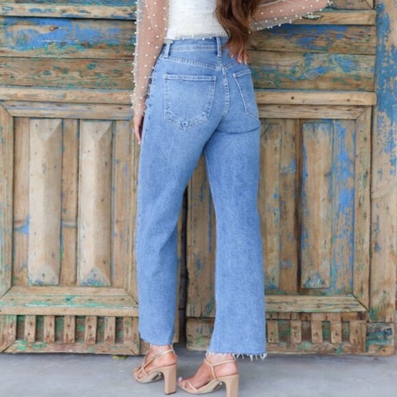 Just Black Medium Wash Utility Denim - Picture 12 of 13